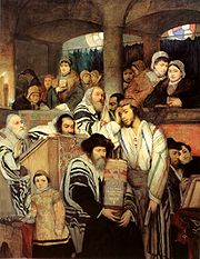 Gottlieb-Jews Praying in the Synagogue on Yom Kippur.jpg